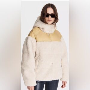 Rag & Bone Joelle Sherpa Puffer Jacket Medium